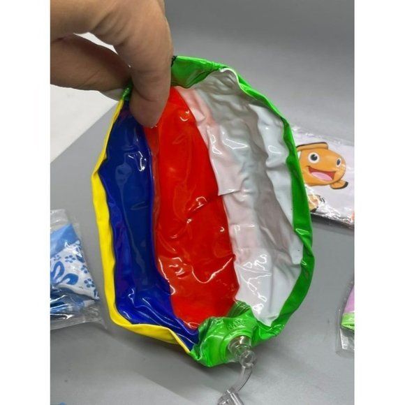 20 Play Day Beach Ball 6" inch Inflated Pool Sand Fun in the Sun #1605 - Picture 3 of 10